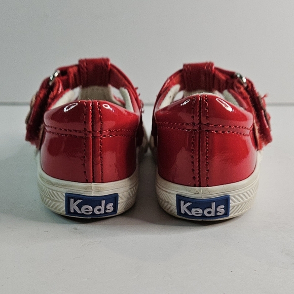 Keds little kids size 4 red shoes - Picture 6 of 8